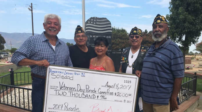 American Legion donates to Vets Day Parade