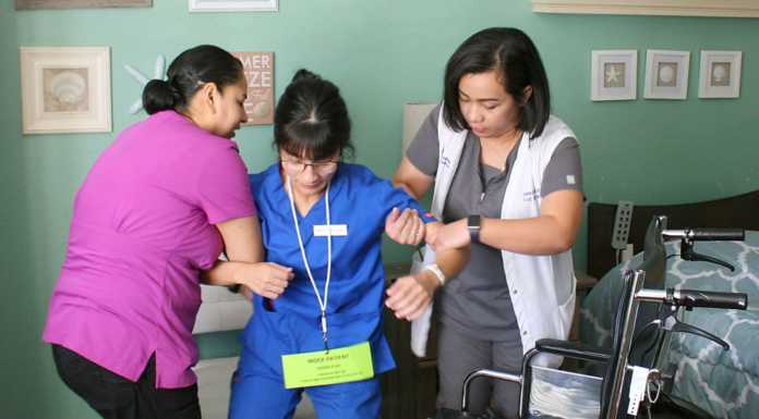 Eden Valley Care Center staff practice ShakeOut drill