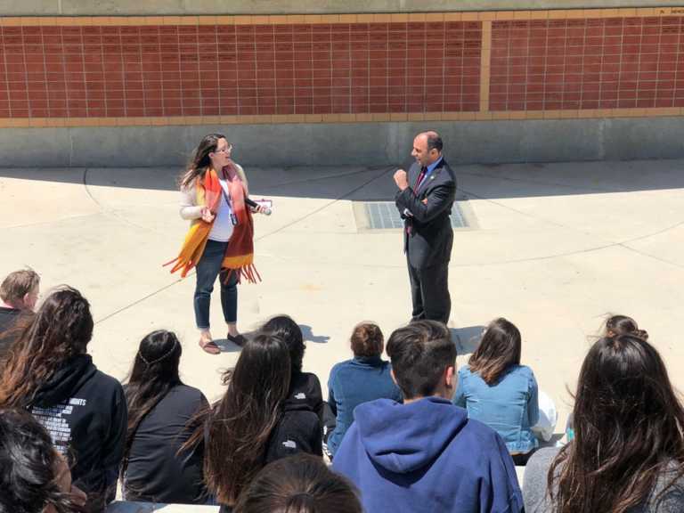 Congressman Panetta speaks to Soledad High students