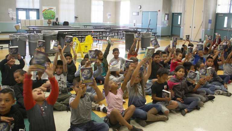 Rotarians deliver dictionaries to Soledad third graders