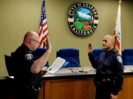 New officer swears in