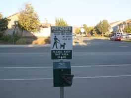 City installs new dog waste bag dispensers