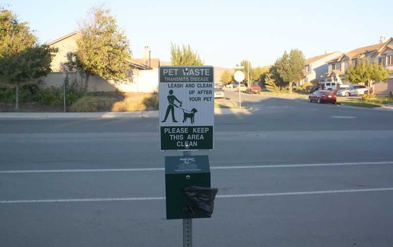 City installs new dog waste bag dispensers