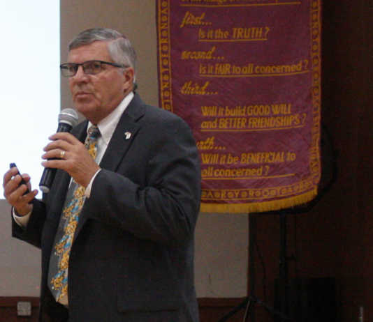 District gov visits area Rotary Clubs