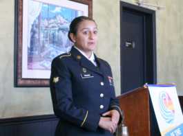 National Guard member visits Rotary