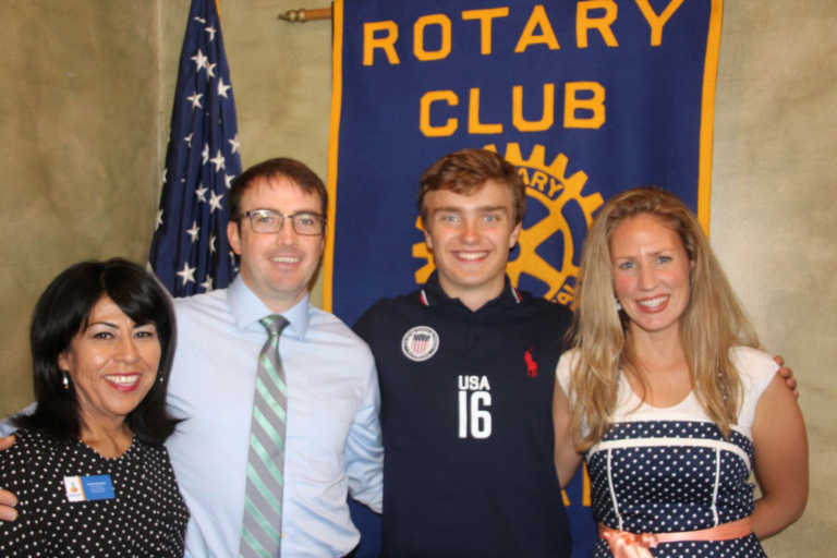 Rotary receives special visit