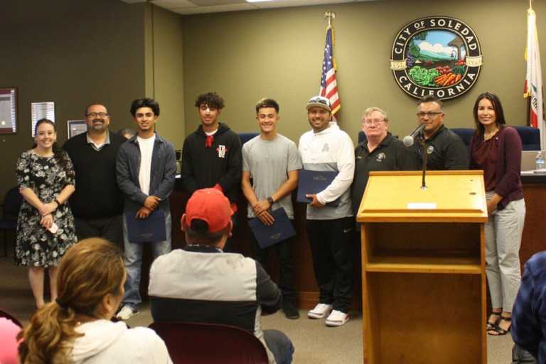 Council recognizes Soledad baseball champs