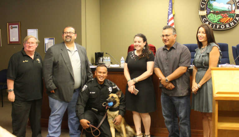 Soledad welcomes newest K-9 officer Huro