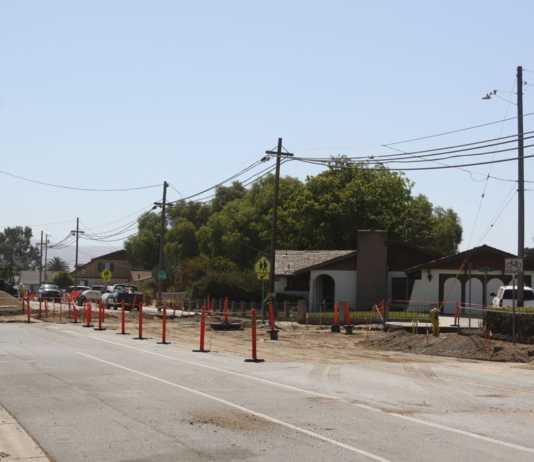 Road project underway to slow down school traffic