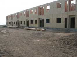 Construction underway on new housing