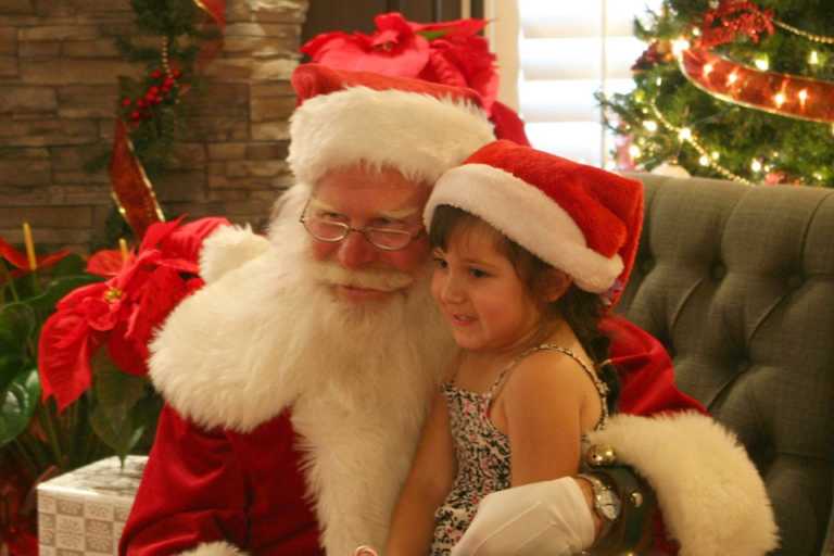 Santa Claus visits Eden Valley Care Center