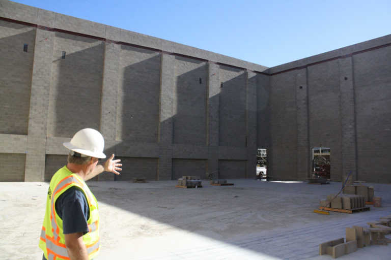 Construction nears halfway mark on new middle school