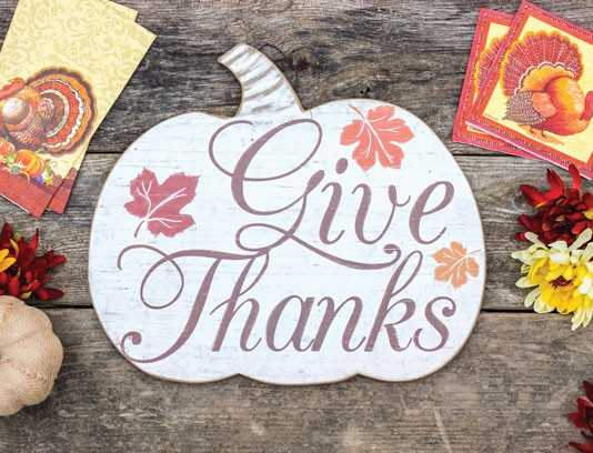 South County gives thanks