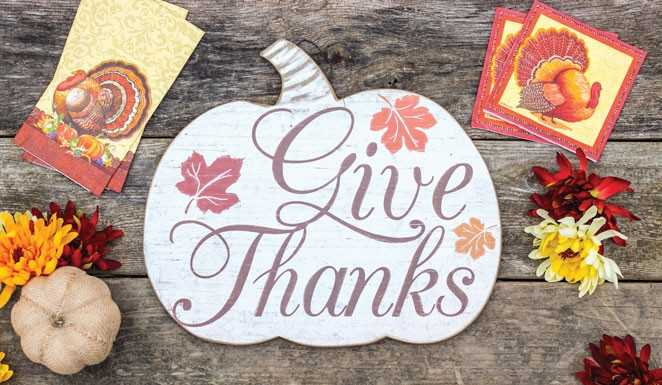 South County gives thanks