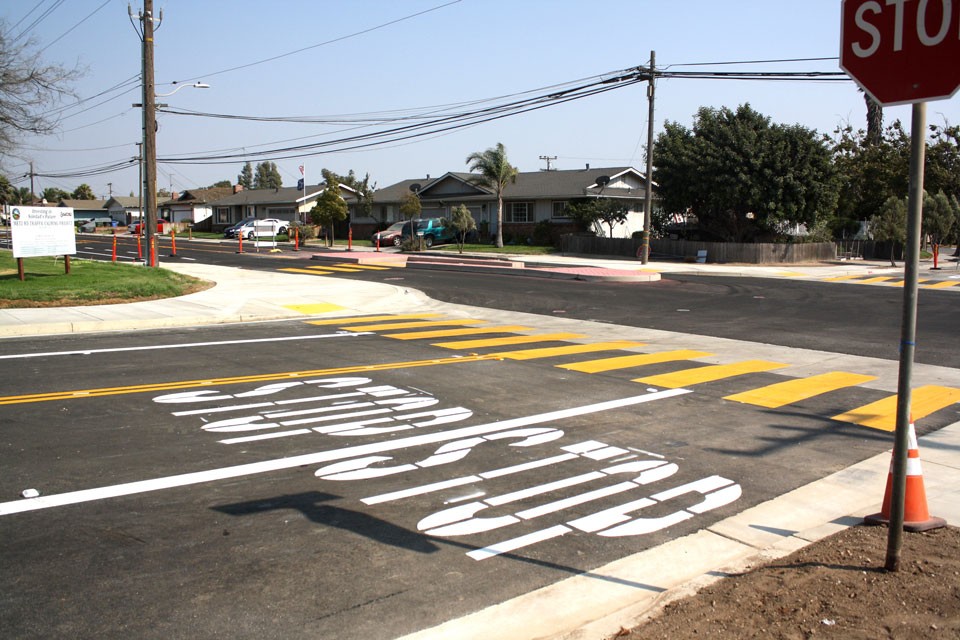 Construction now complete on Metz Road Calming Project Soledad Bee