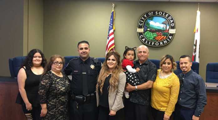 Soledad welcomes new Police Officer Yasin
