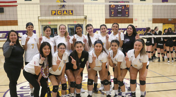 Lady Aztecs volleyball team crowned champions of Cypress Division
