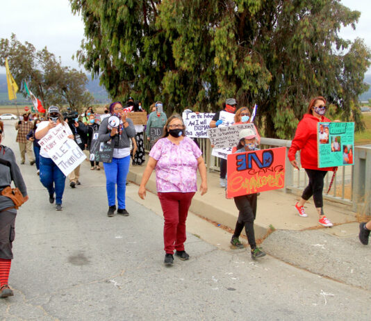Protesters rally for reform at Salinas Valley State Prison