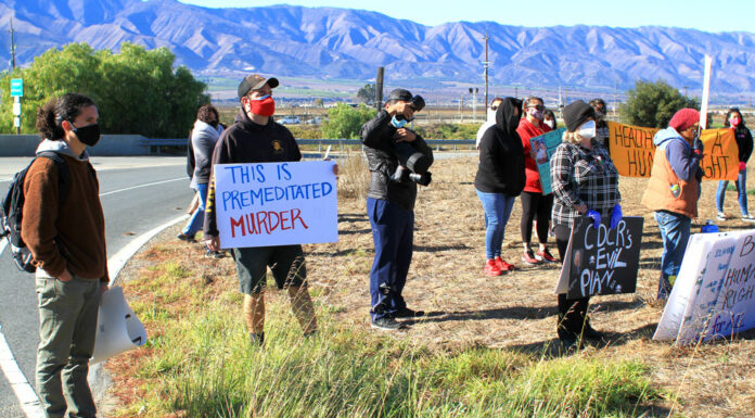 Soledad prison tackles Covid-19 outbreak as families protest over health concerns